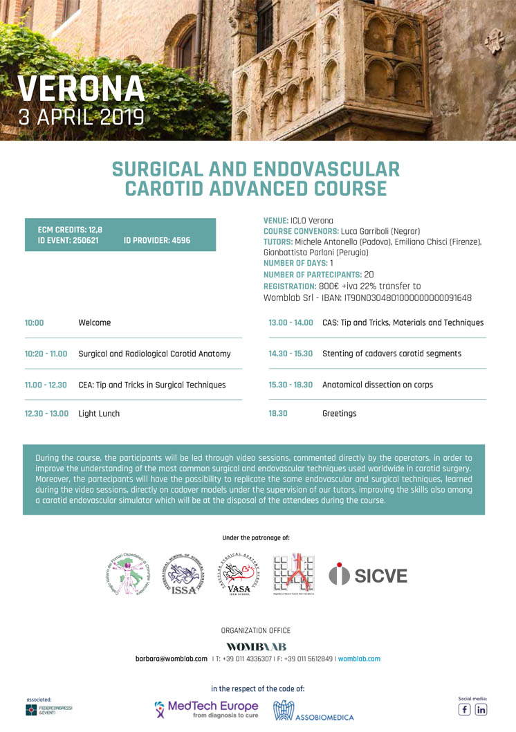 VASA - Surgical and Endovascular Carotid Advanced Course